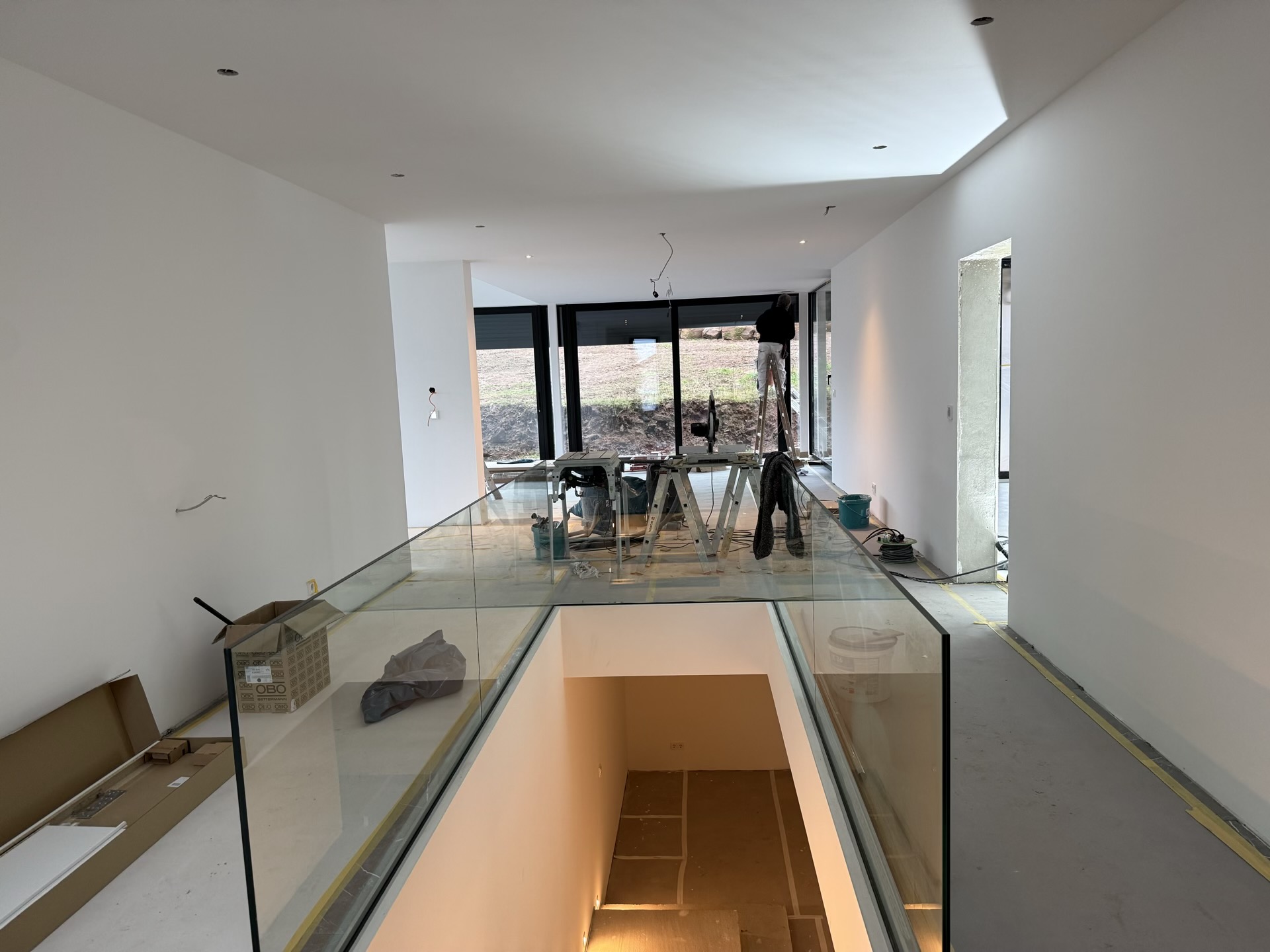 Bau eines Architektenhauses in Münchwies