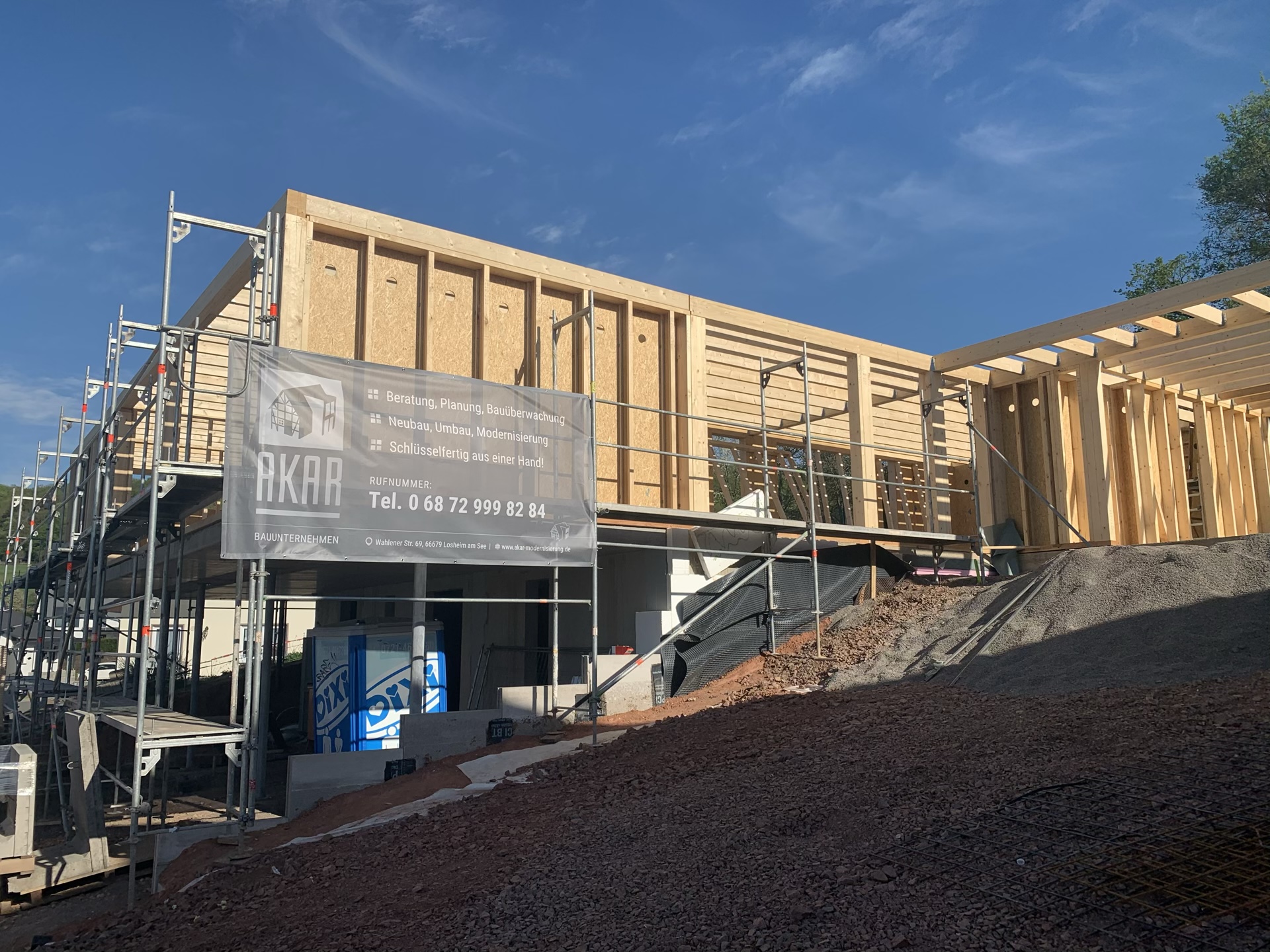 Neubau eines Einfamilienhauses in Nunkirchen